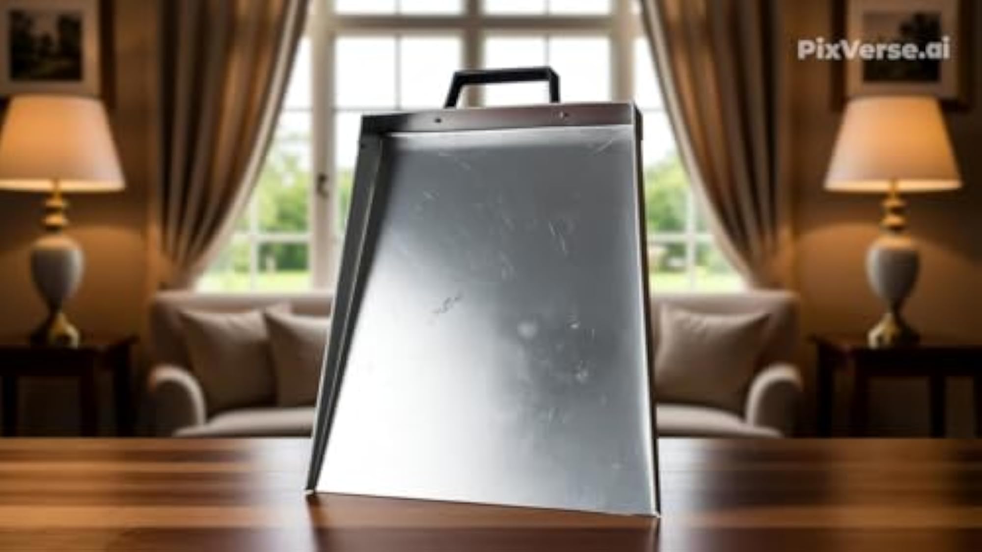 Heavy-Duty Metal Dustpan with Rust-Resistant Finish